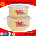 Sunboat 3 PCS Set Enamel Mixing Bowls Tableware Cookware